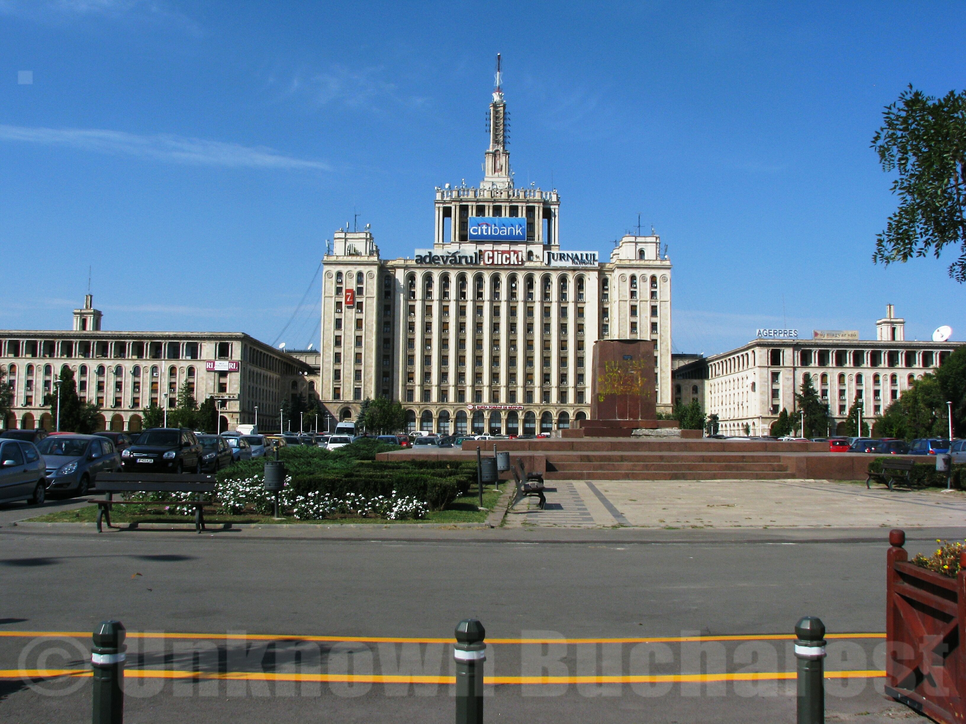 The Stalinist building &lsquo;Casa Scanteii&rsquo; is the home of many Romania media