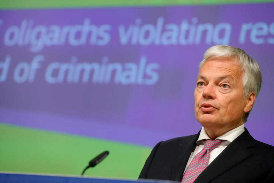 EU Commission presser on new EU rules on freezing and confiscating assets of oligarchs violating restrictive measures and of criminals